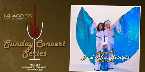 Band After Midnight [ABBA tribute] at 14 Acres Vineyard & Winery