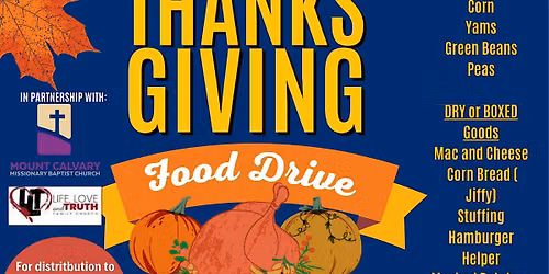 The Welcome Table Food Drive Giveaway