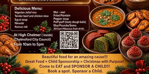 NTC CHRISTMAS AFRICAN FOOD TASTING AND AFRICAN CHILD SPONSORSHIP FAIR