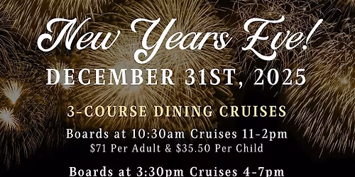 New Year\u2019s Eve Celebration Aboard the Barbara Lee