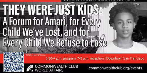 They Were Just Kids: A Forum for Amari, for Every Child We\u2019ve Lost, and ...