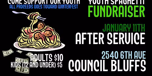 Youth Spaghetti Fundraiser