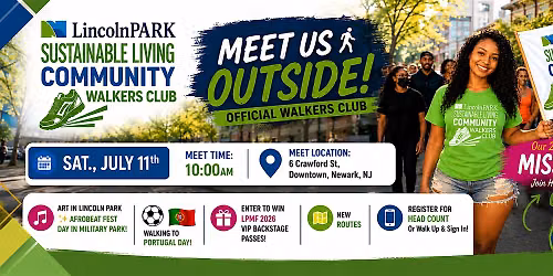 Lincoln Park  Sustainable Living Community Walkers Club w\/MERCY - July 11