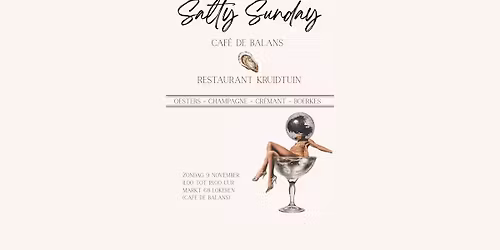 Salty Sunday - Caf\u00e9 De Balans X Restaurant Kruidtuin