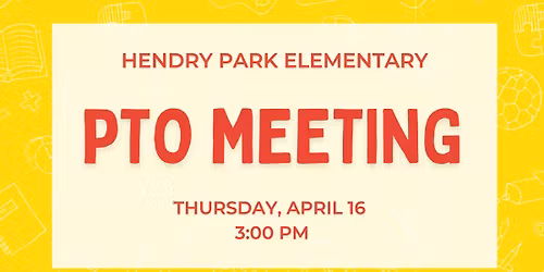 April 2026 PTO Meeting