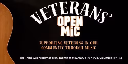 Vet2Vet Open Mic Night!