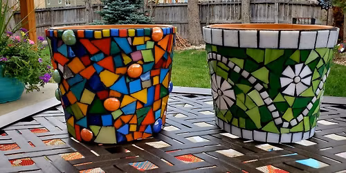 Mosaic Clay Planter Class