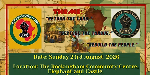 RMT 20TH ANNIVERSARY REPARATIONS ANNUAL EVENT