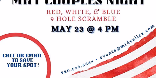 Couples Night - Red, White, & Blue Scramble