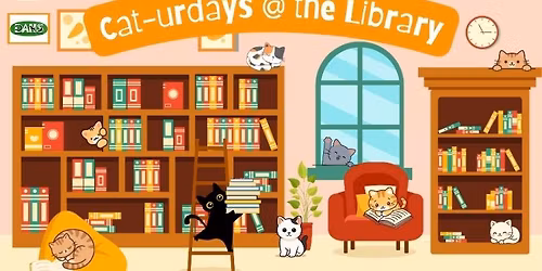 Cat-urdays @ the Library 