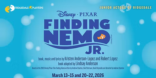 Finding Nemo Jr. Auditions - Junior Actors of Ridgedale