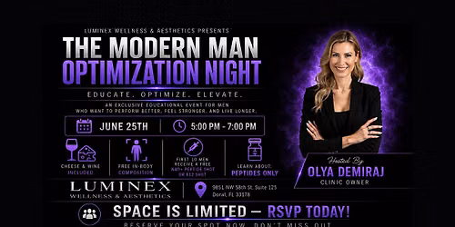 The Modern Man Optimization Event! A Special Networking