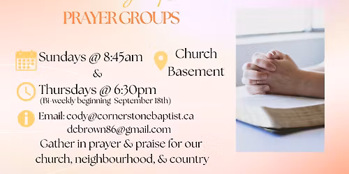 Thursday Prayer Gatherings