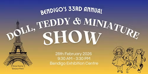 Bendigo Doll, Teddy & Miniature Show 2026