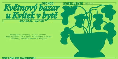 Bazar rostlin v obchod\u011b Kv\u00edtka v byt\u011b & zahrada: zam\u011b\u0159eno na slevy