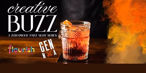 Creative Buzz: A Zero-Proof Paint Night Series