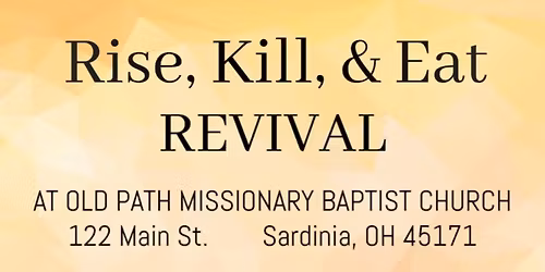 Rise, K*ll, and Eat Revival