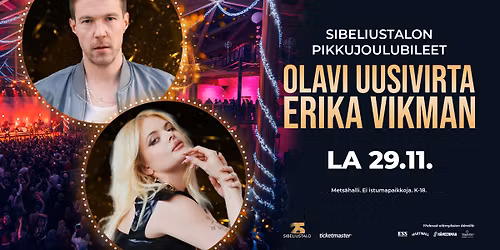 Sibeliustalon Pikkujoulubileet: Olavi Uusivirta & Erika Vikman