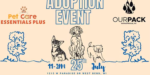 Adoption Event @ Pet Care Essentials Plus West Bend 