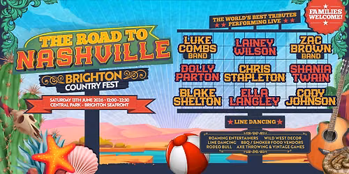 Road to Nashville Outdoor Festival | Brighton Seafront