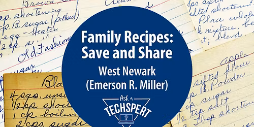 Family Recipes: Save and Share