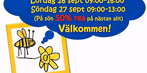 Humlans barnmarknad 26-27 Sept firar 10 \u00e5r