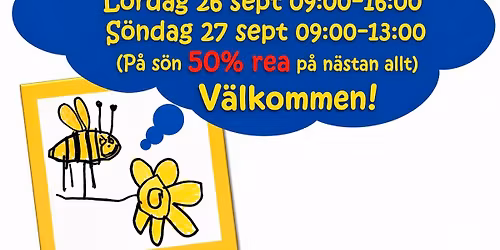 Humlans barnmarknad 26-27 Sept firar 10 \u00e5r