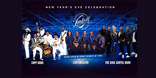 New Year's Eve Celebration: Confunkshun, Zapp Band, Soul Cartel and LPAT House Band