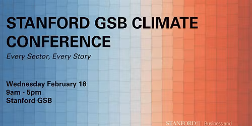 Stanford GSB Climate Conference