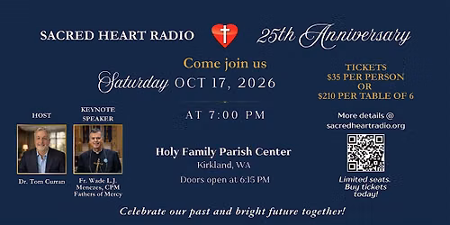 Sacred Heart Radio 25th Year Anniversary Dinner