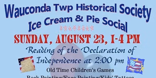 Annual Ice Cream & Pie Social