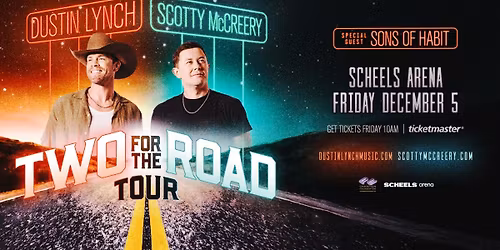 Dustin Lynch and Scotty McCreery at Knoxville Civic Coliseum