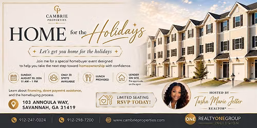 Cambrie Properties Presents Home For the Holidays