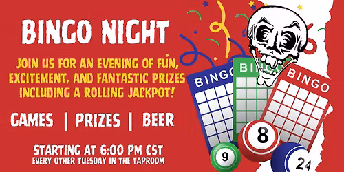 BINGO Night at Burn 'Em Brewing!