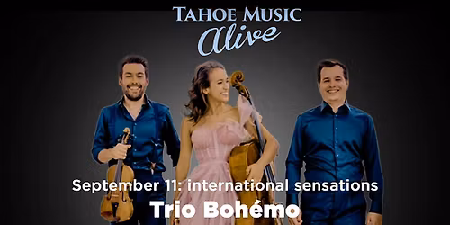 Trio Boh\u00e9mo - Violin, Cello, Piano.