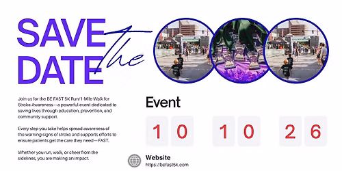 BE FAST 5K Run\/Walk for Stroke Awareness