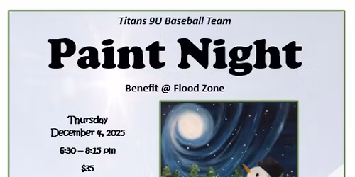 Titans 9U PAINT NIGHT