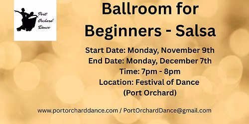 Ballroom for Beginners - Salsa (Five Weeks)