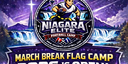 March Break Indoor Flag Football Camp Ages 5-12 in St. Catharines, ON