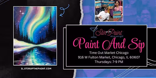 \u201cBorealis Nights\u201d Paint Night Event Thursday 7:00 p.m. at Timeout Market