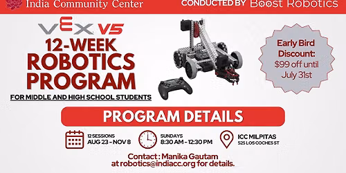 VEX V5 12-week Robotics Program