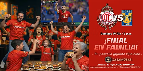 \u00a1FINAL EN FAMILIA! | Toluca vs Tigres