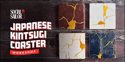 Japanese Kintsugi Coaster - Mumbai