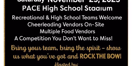 Rock The Bow Cheerleading Competition