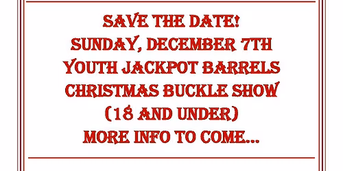 WHA Youth Jackpot Buckle Show