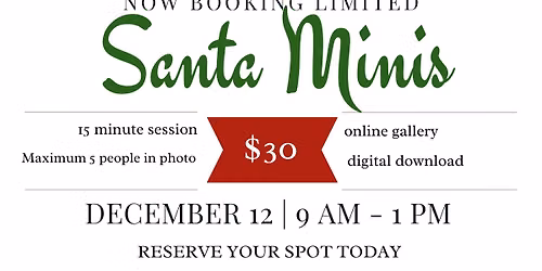 Photos with Santa!