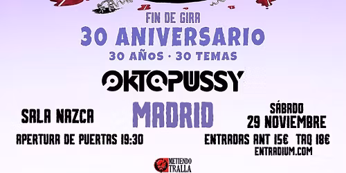 AGUA BENDITA  Oktopussy (29 Noviembre 2025 - MADRID)