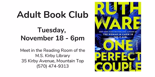 Adult Book Club at the M.S. Kirby Library