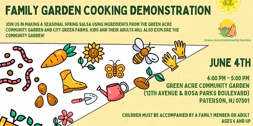 Family Garden Cooking Demonstration