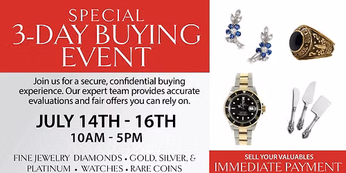 3-Day Buying Event